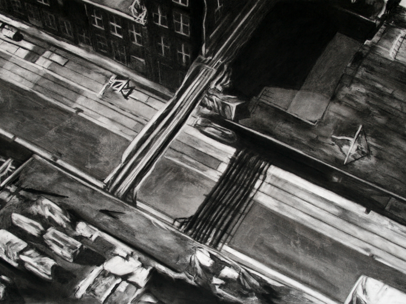 Charcoal on paper, 2019, Joachim Devillé