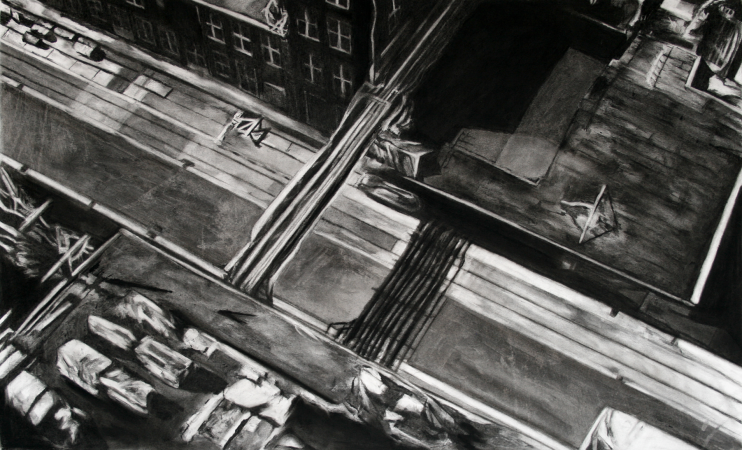 Charcoal on paper, 2019, Joachim Devillé